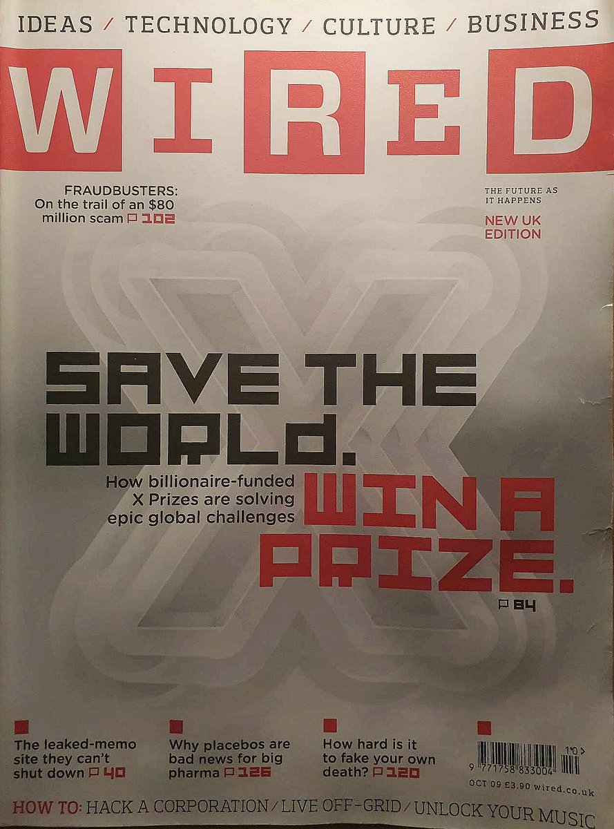 In the @WIRED 10.09 UK issue they had an article on X-prize that referred to Tesla's S model being in the pipeline and a comparison of Apple's iphone 3GS, Samsung i8910HD and... Nokia's N97.