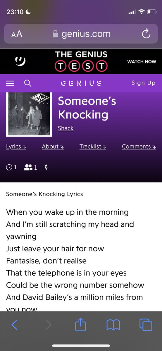 Wilko1968's tweet photo. @SoVeryBritish Someones knocking - Shack https://t.co/oobqcprFXe
