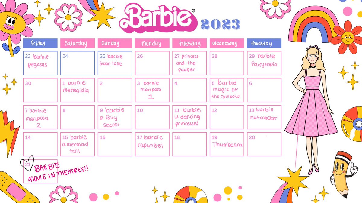 I made an advent calendar for the upcoming Barbie movie…

This is completely normal behavior