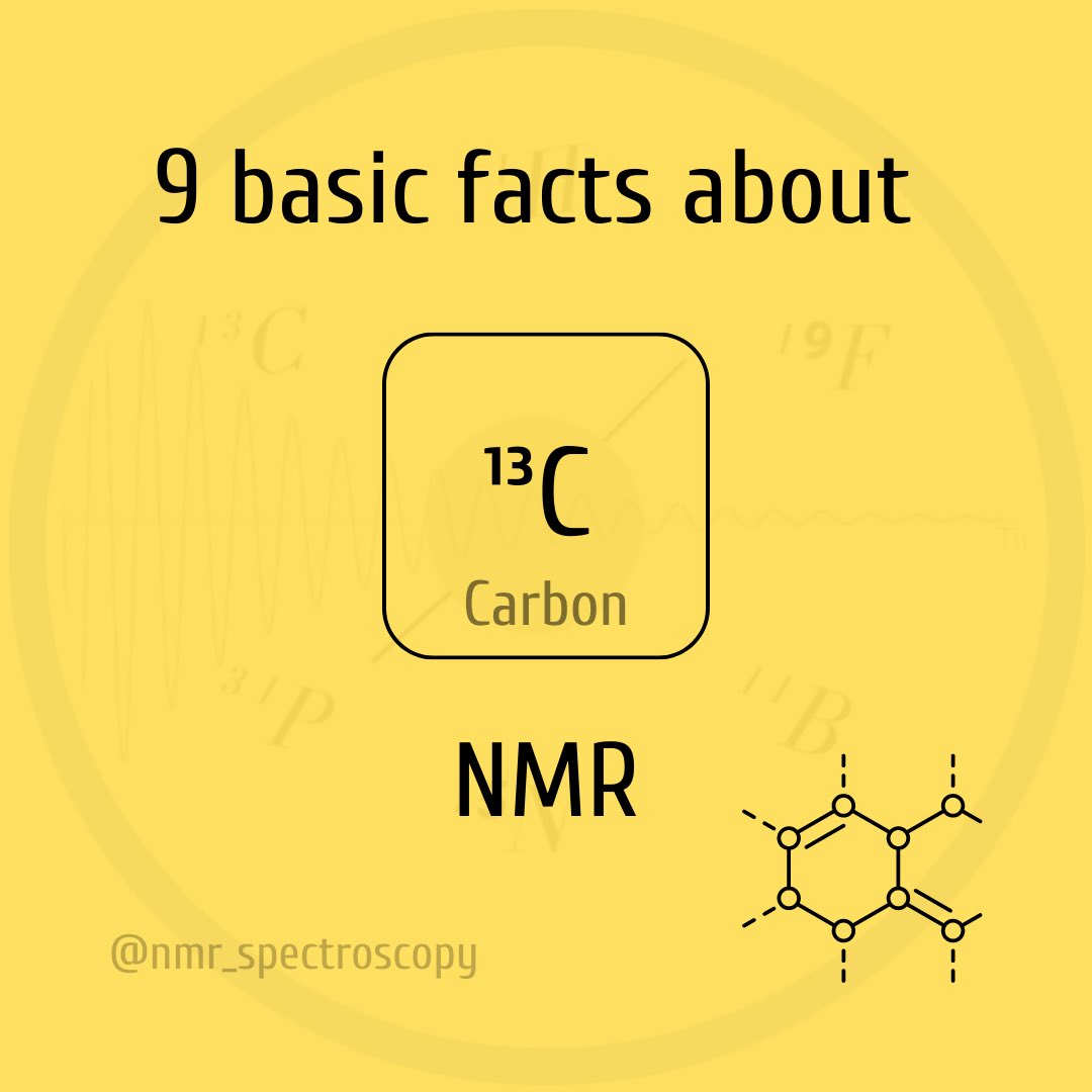 NMRspectroscopy's tweet photo. ℹ️🧲 Here are 9 essential facts about ¹³C NMR spectroscopy you have to be aware of before starting the experiment. 📝Source: Essential Practical NMR for Organic Chemistry by S.A.Richards and J.C.Hollerton second edition, Wiley, 2023 and my experience). 
#nmrchat #nmr #chemtwitter https://t.co/a90IxpXADn
