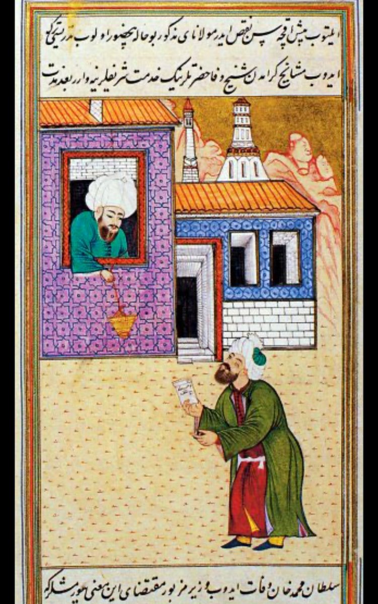 Zenbilli Ali Efendi; Zeyrek’teki evinin penceresinden sorulan cevaplayarak muhatabına iletiyormuş. #BurayaYazıyorum fetvalar sıcak sıcak zembilde.