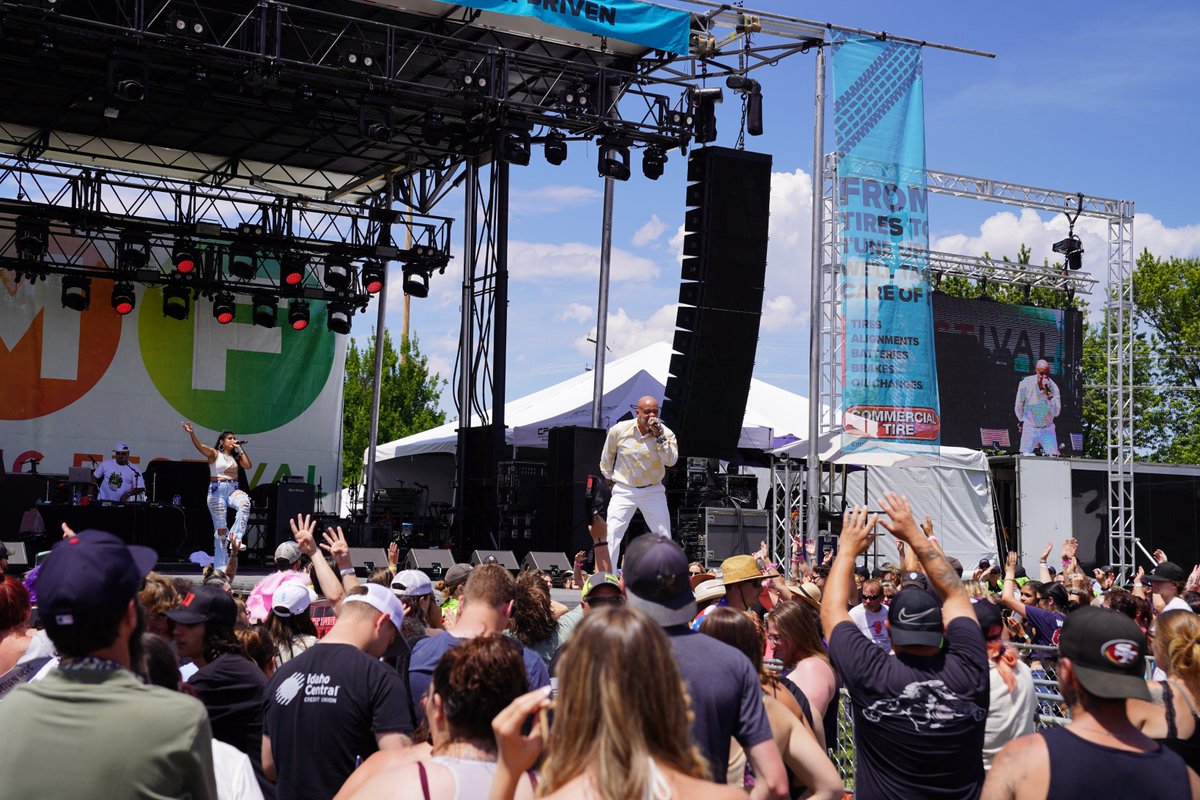 Thank you C+C Music Factory!!!

Way to get the crowd HYPED!!!

#BoiseMusicFest
PC: Fockedmedia