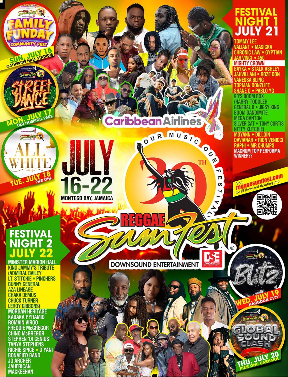 Picatra's tweet image. Reggae Sumfest 16 - 22 July @KingstonSignals @VPRecords @TommyLeeSparta @reggaesumfest @livereggaenyc