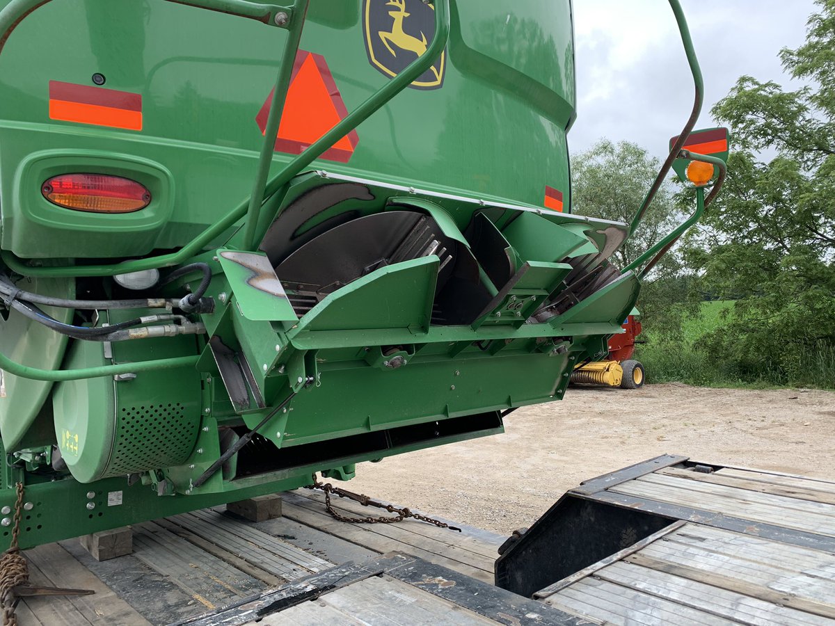 2019 John Deere S770 just in. 812eng/608sep hrs, advanced powercast tailboard, Tristream rotor, HD variable spd feeder, powerfold BT, 520/85R42 duals, 2wd, gen4 4640 with autotrac, contour &amp; fore aft feeder, $410,000cdn
