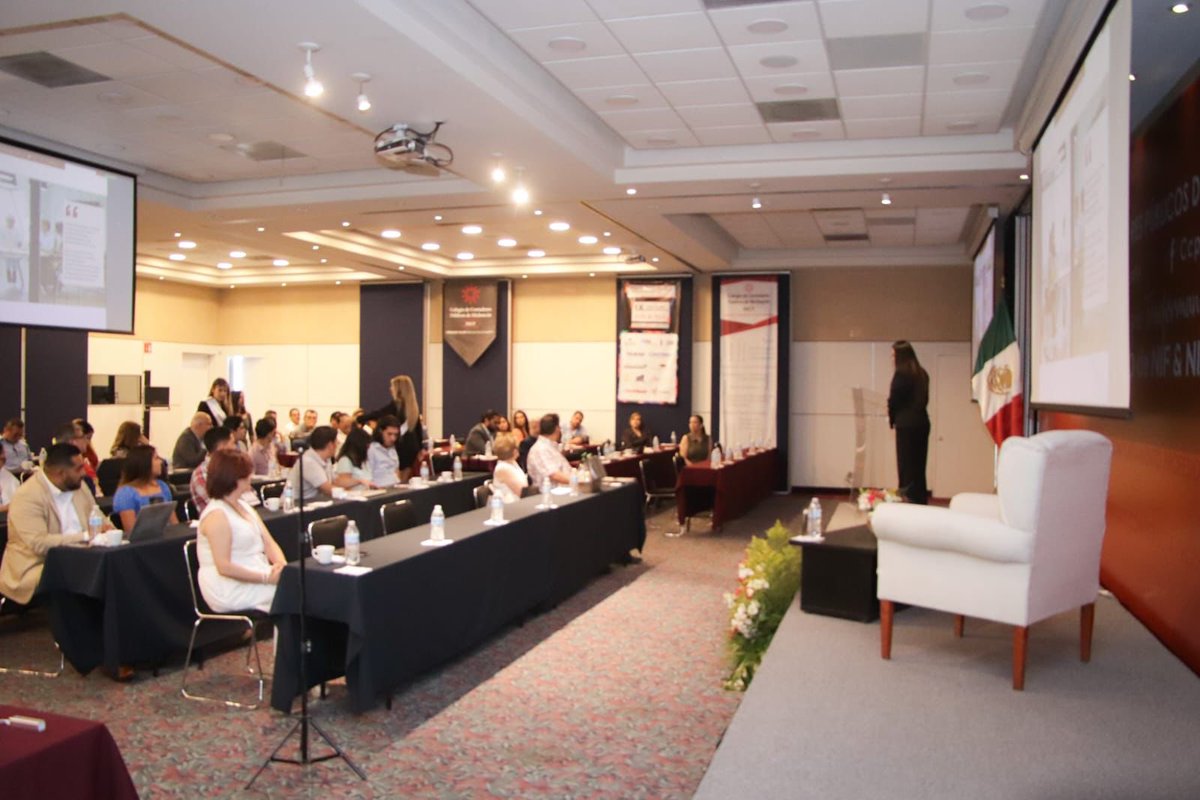 CCPMichoacan's tweet photo. Continuamos en el Foro Regional las NIF y las NIA en Continua Evolución, con la ponencia “Panorama global ESG: principales propuestas de revelación sobre sostenibilidad”, misma que fue impartida por la C.P.C. Denisse Pérez Luna.

Seguimos aprendiendo con #PrincipiosQueTransforman https://t.co/0fGOlyMNVa