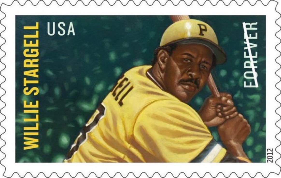 The only problem with this Willie Stargell stamp is no matter where I address my letters, they all keep getting delivered to the upper deck in Pittsburgh.