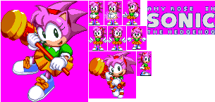 Amy sprites in 2023  Sonic, Sonic the hedgehog, Sonic art