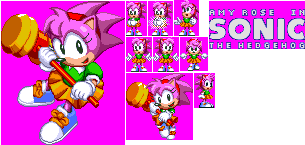 Axanery on X: Sonic Origins Amy sprites that will be used for