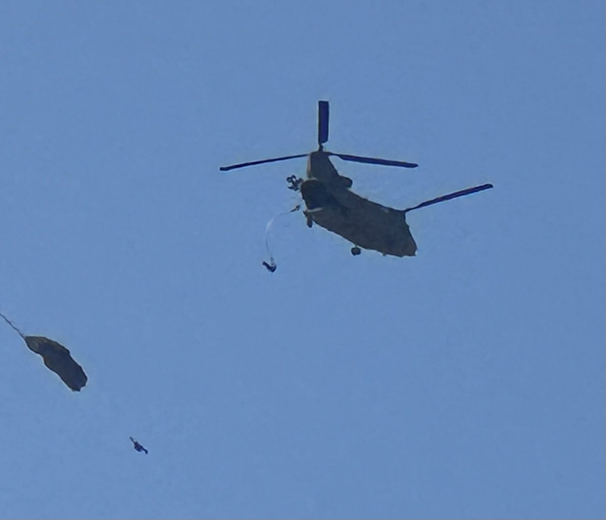 2F6 (@t_whitfield1942) on Twitter photo Doing more before 9:00 A.M. on a Saturday, than you may have done all week! #airborneislife #bestjobever <a href="/82ndABNDiv/">All American Division</a> <a href="/2BCT_FALCONS/">2nd Brigade, 82nd Airborne Division</a> <a href="/GeneralMXG/">Michael X Garrett</a> <a href="/Beags_Beagle/">Milford H. Beagle, Jr.</a> <a href="/18airbornecorps/">XVIII Airborne Corps & Fort Bragg</a> <a href="/FalconBdeCdr/">Falcon6</a> <a href="/kristyn_felix1/">Kristyn Felix</a>
Fury from the Sky! Doing more before 9:00 A.M. on a Saturday, than you may have done all week! #airborneislife #bestjobever <a href="/82ndABNDiv/">All American Division</a> <a href="/2BCT_FALCONS/">2nd Brigade, 82nd Airborne Division</a> <a href="/GeneralMXG/">Michael X Garrett</a> <a href="/Beags_Beagle/">Milford H. Beagle, Jr.</a> <a href="/18airbornecorps/">XVIII Airborne Corps & Fort Bragg</a> <a href="/FalconBdeCdr/">Falcon6</a> <a href="/kristyn_felix1/">Kristyn Felix</a>
Fury from the Sky!