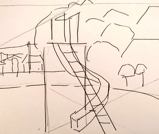 #1日1模写 Ⅲ　180/365
今日は筋肉人体と、くねくね滑り台でした✨
筋肉の場所を覚えたいな〜🌸🥰 https://t.co/ZfTZaSVpvj