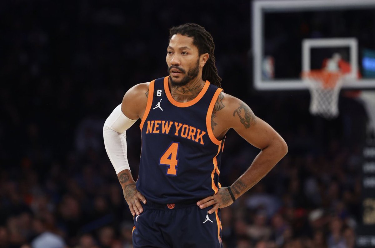 Thank you Legend. #nba #newyorkknicks #knicks #drose