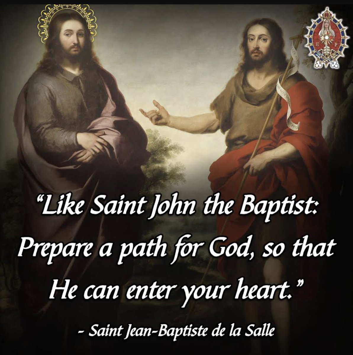 Happy feast day of my “birthday twin” 💕 #StJohntheBaptist

(pic via YT “Marvels of Christendom”)