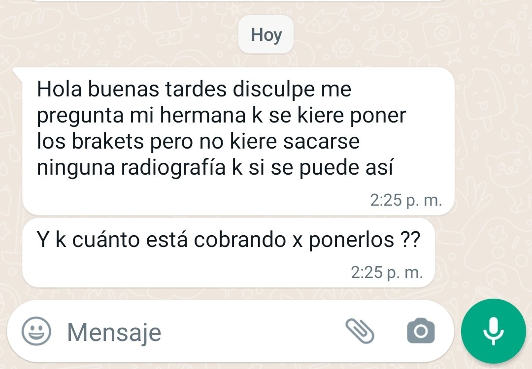 Ay' ta' chinge a su madre la odontología pues