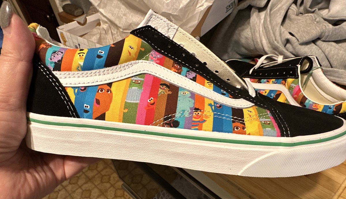 Not going to #ISTE23 this year so these <a href="/sesamestreet/">Sesame Street</a> <a href="/Vans/">Vans</a> are my consolation prize...that's my story