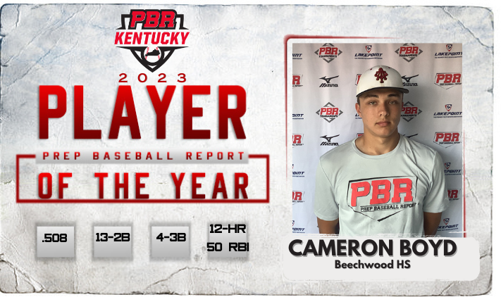 🚨PBR Kentucky Player of The Year🚨

We congratulate <a href="/BeechwoodTigers/">Beechwood Baseball</a> OF <a href="/Cboyd_27/">Cameron Boyd</a> on his selection as PBR Kentucky Player of The Year!

Full story here &gt;&gt; bit.ly/46j9Cwa