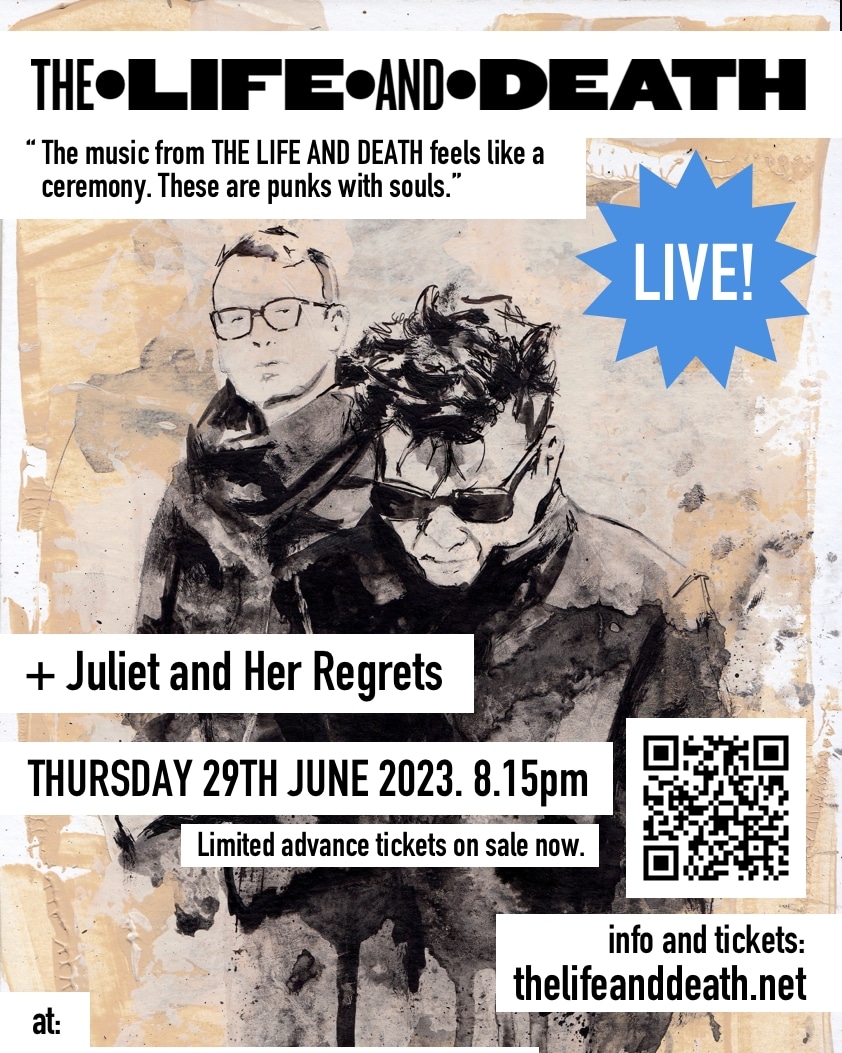 It's the last of our London Spring dates THIS THURSDAY, 29th JUNE 2023. Very special guests JULIET AND HER REGRETS <a href="/julietregrets/">Juliet and her Regrets</a> open the show at 8.50pm. Doors 8.15pm. Tickets via DICE: dice.fm/partner/the-li… #thelifeanddeath #NEWWAVE #Postpunk #punkswithsouls