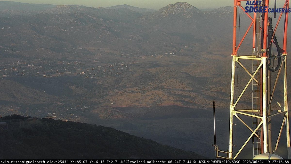 CAFireScanner's tweet photo. #ProctorFire (San Diego Co) - All aircraft released, believe the copter said they mapped it at 50 acres as they were leaving. Haven't heard if forward progress stopped but looks pretty good on cams. Final update. https://t.co/U2BPRD09si