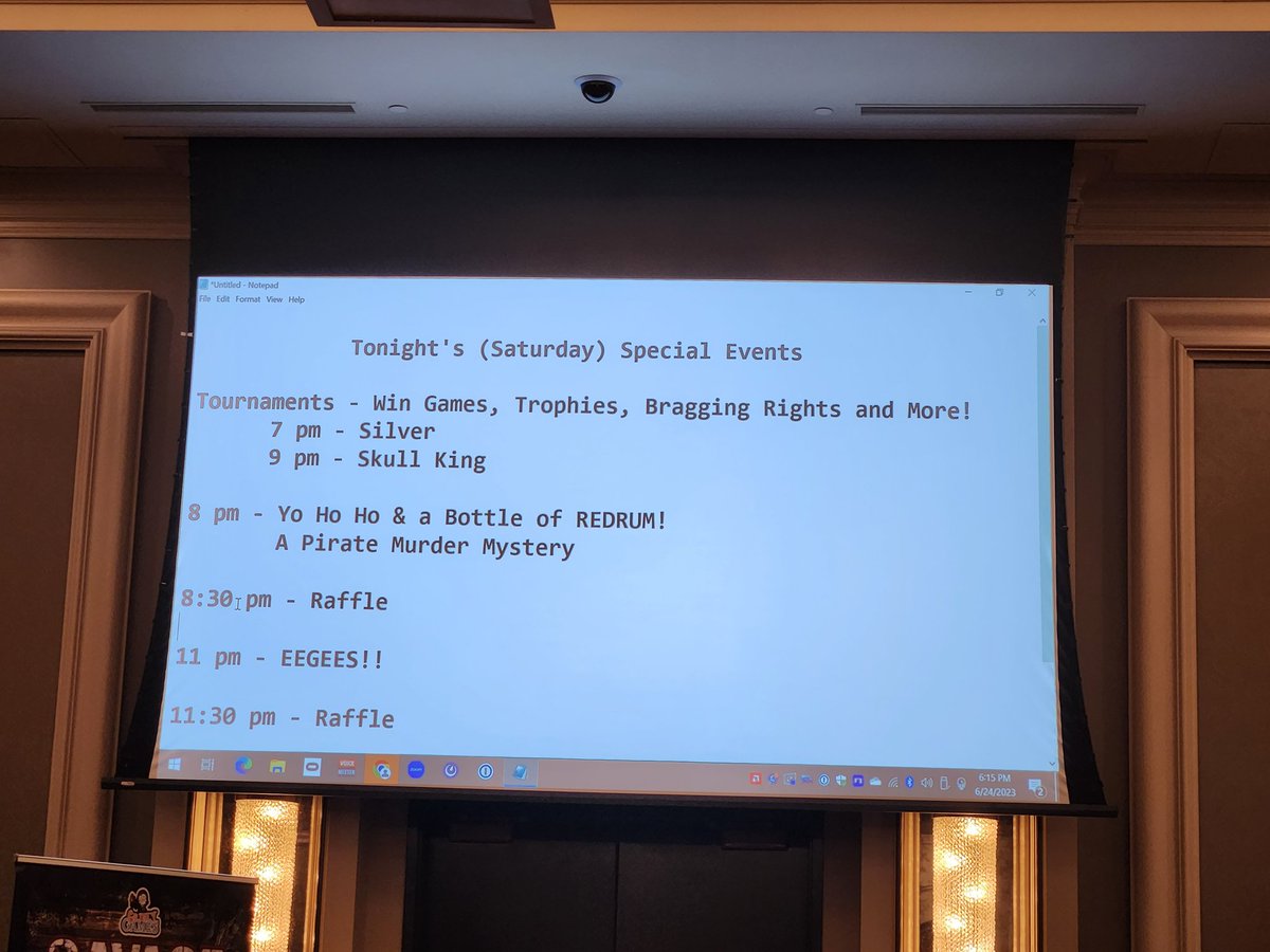 Time to plan your evening! #rincongames2023