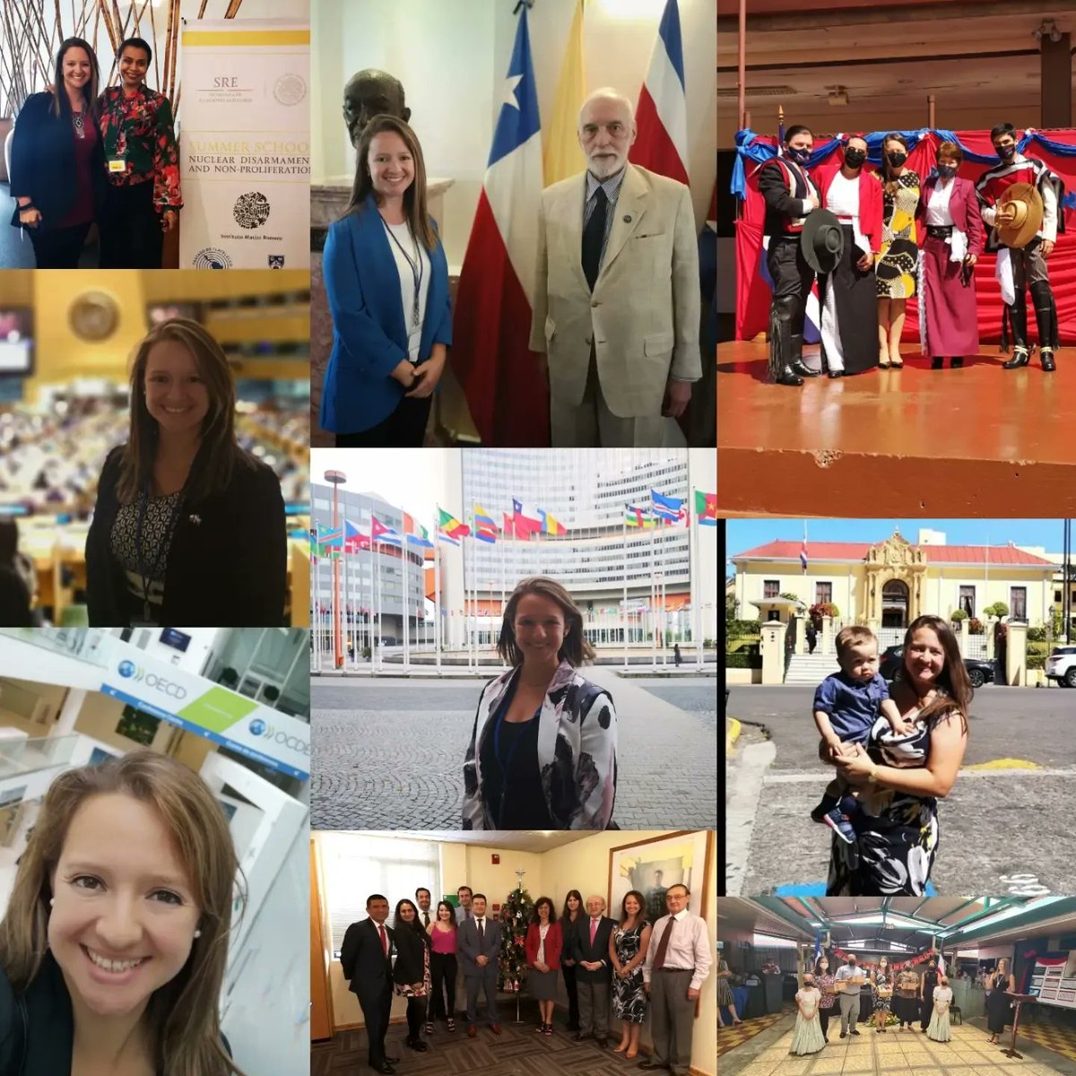 camolin1's tweet photo. En este día de la mujer en diplomacia, agradezco y me siento orgullosa de haber tenido la oportunidad de representar a 🇨🇱 en estos primeros 7 años de servicio, en instancias multilaterales y hoy ante 🇨🇷. Un abrazo a todas las amigas y colegas que hoy celebran este día. https://t.co/WZgErpodVo