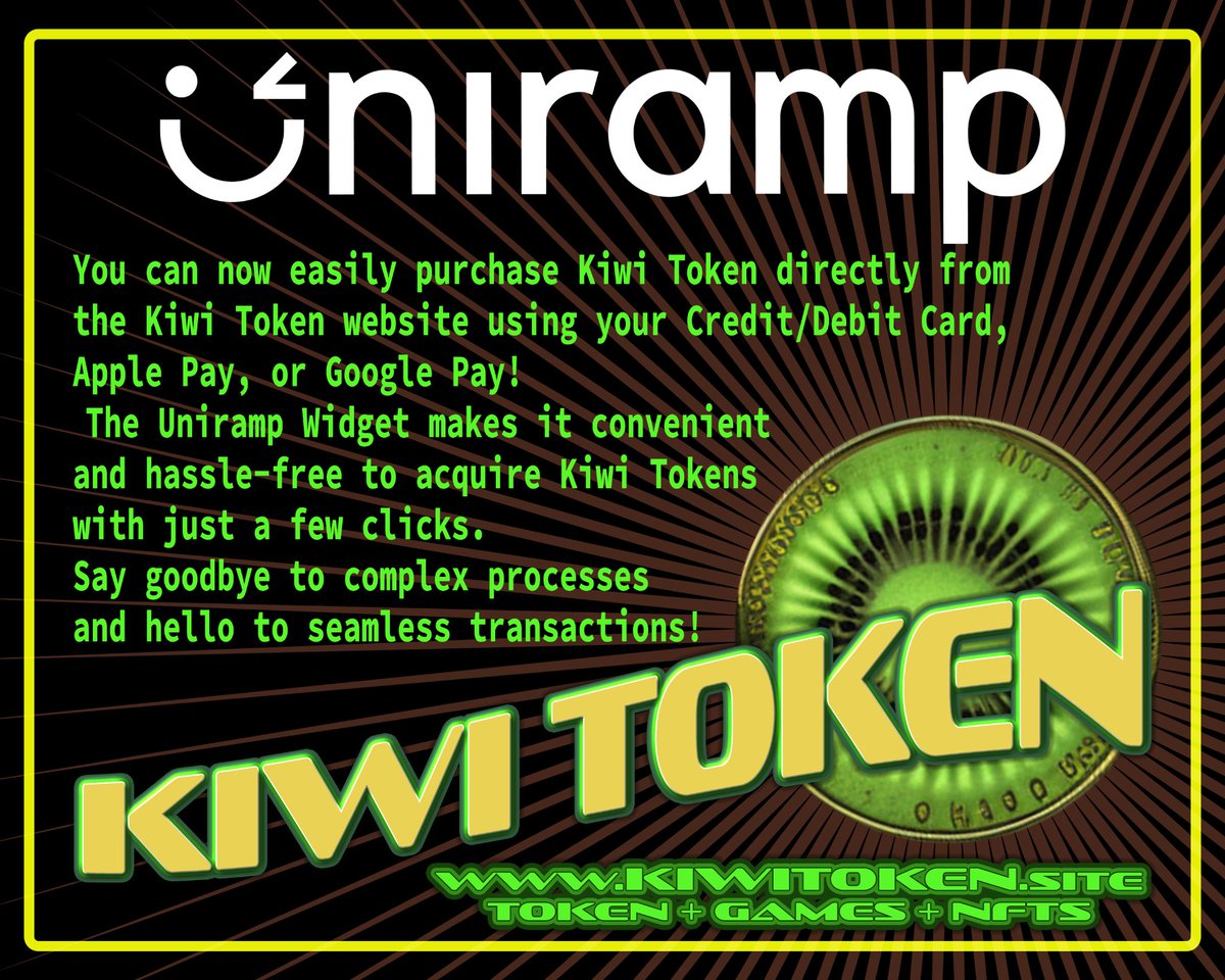 Crypto_Keeper42's tweet photo. Web 3 games and NFTs!
Follow @_KiwiToken_ or @CrazyLabsTech for more wonderful projects! @uniramp
#KiwiToken #Web3gaming #NFT #nftcollectors #token #cryptogaming
#CryptoGems #binance #FiatOnRamp #NFTProject #Goodtimes #CryptoFam #BinanceNft https://t.co/Iqqh203Veu