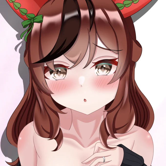 #ほっぺの斜線は可愛い ネイチャ