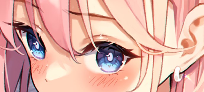 「blueish eyes 」|kuwiii 💋 クリのイラスト