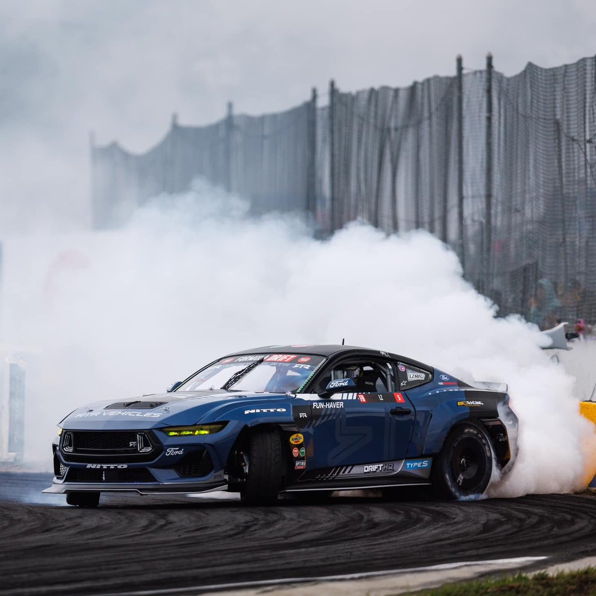 .<a href="/Adam_LZ/">adam lz</a> pilots his RTR Vehicles #FordMustang to the podium at <a href="/FormulaDrift/">Formula DRIFT</a> Englishtown!
