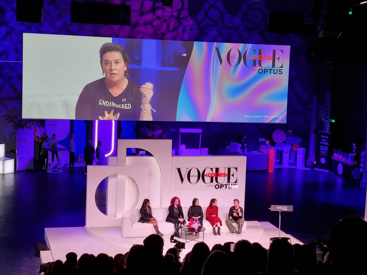 Delighted to attend #VogueCodes Summit 2023 & hear from some of brightest change makers about 
 the translation of research & #innovation into the real world! 
#Changeforgood #WomenInLeadersip
#ChangingTheNarrative  #GenderDiversityInSTEM
@vogueaustralia