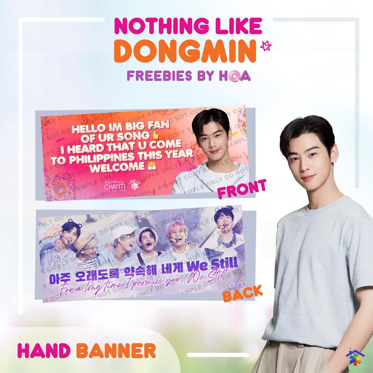houseofastro's tweet photo. H🍩A Freebies: Nothing Like Dongmin 😉💜

🗓️ July 2, 2023
📍 TBA
⏰ TBA

✔️ Like &amp; Retweet
✔️ Follow @houseofastro &amp; @ASTRO_YTstrm
✔️ Claim as orderly as possible

❕ LIMITED QUANTITY ONLY

See you there! 🩷🧡

#ChaEunwoo #ASTRO #AROHA
#DunkinPHBundlesofCHArm
#ChaEunWooDunkinPH https://t.co/shsmeKCuV5