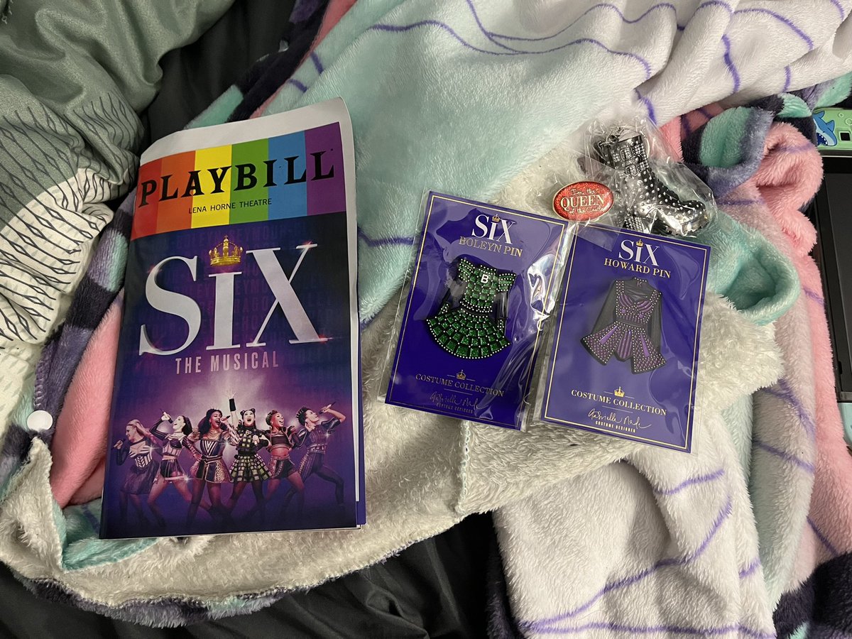 Finally saw @SixBroadway and got some goodies. I cannot recommend this enough. I would see this again and again ❤️