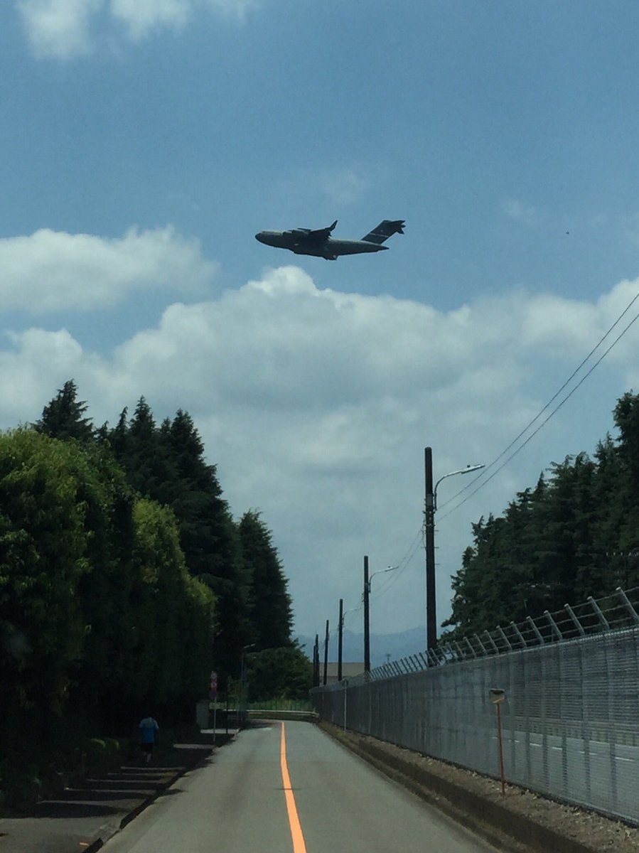 グロブマスタ離陸
＃横田基地