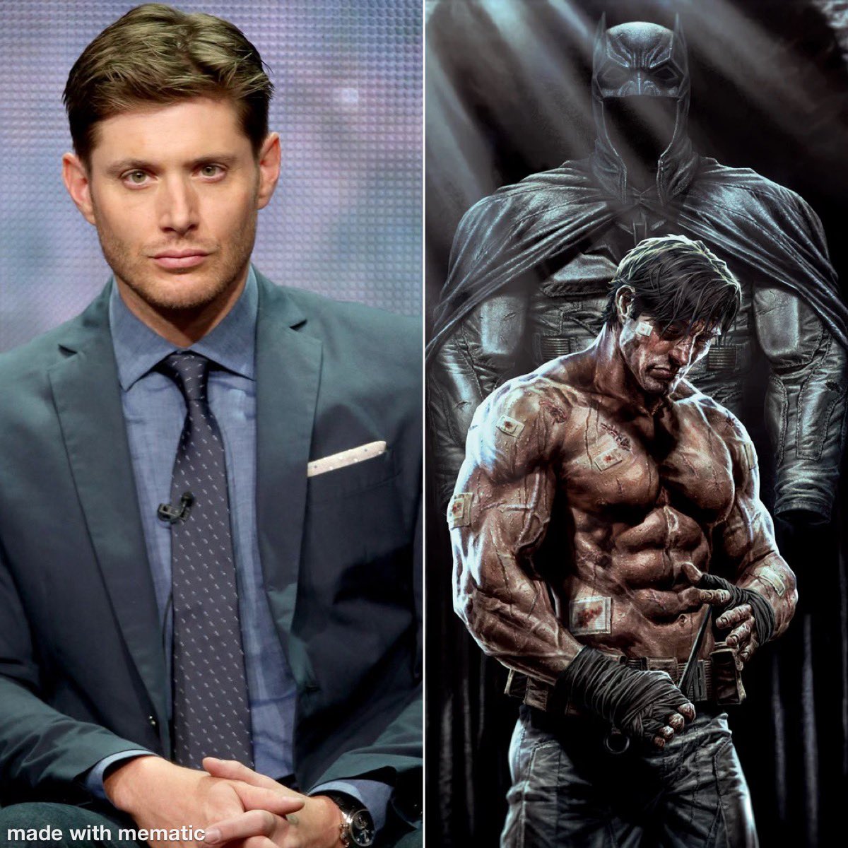 SNerd237's tweet photo. Just gonna put it in my new Justice League fancast out there.. @DarkInfamy_ 

David Corenswet  - Superman
Jensen Ackles - Batman
Jessica Green - Wonder Woman
Andre Braugher - Martian Manhunter
Michelle Rodriguez - Hawkgirl
Ricky Whittle - Green Lantern https://t.co/lKQjrEZSJz