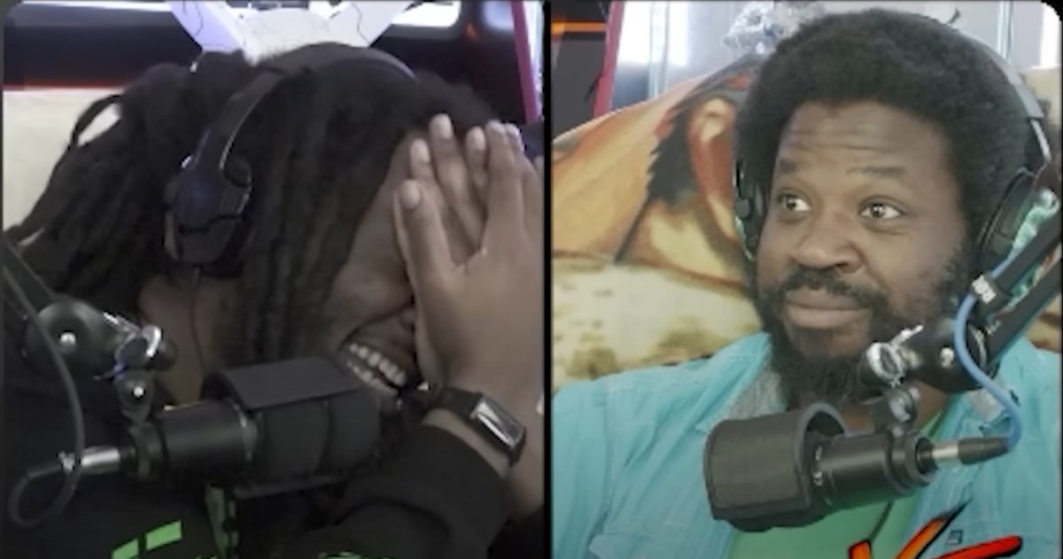 I love the number of emotions @chesterr01 goes through in just a few seconds while @WoolieWoolz  is sinking deeper into the abyss right beside him