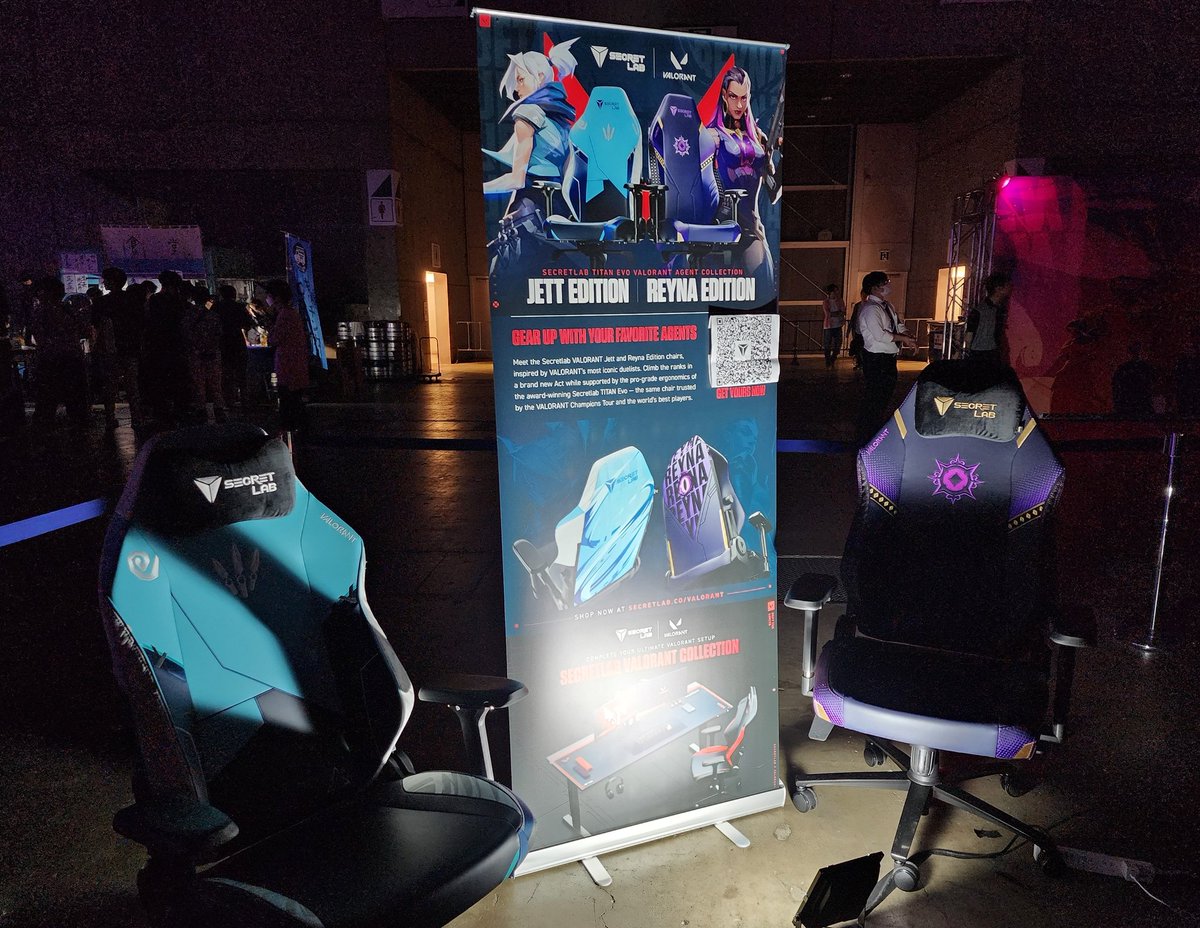 SΞVΠ VALORANTMasters on Twitter "Secret Lab Jett n Reyna Edition o