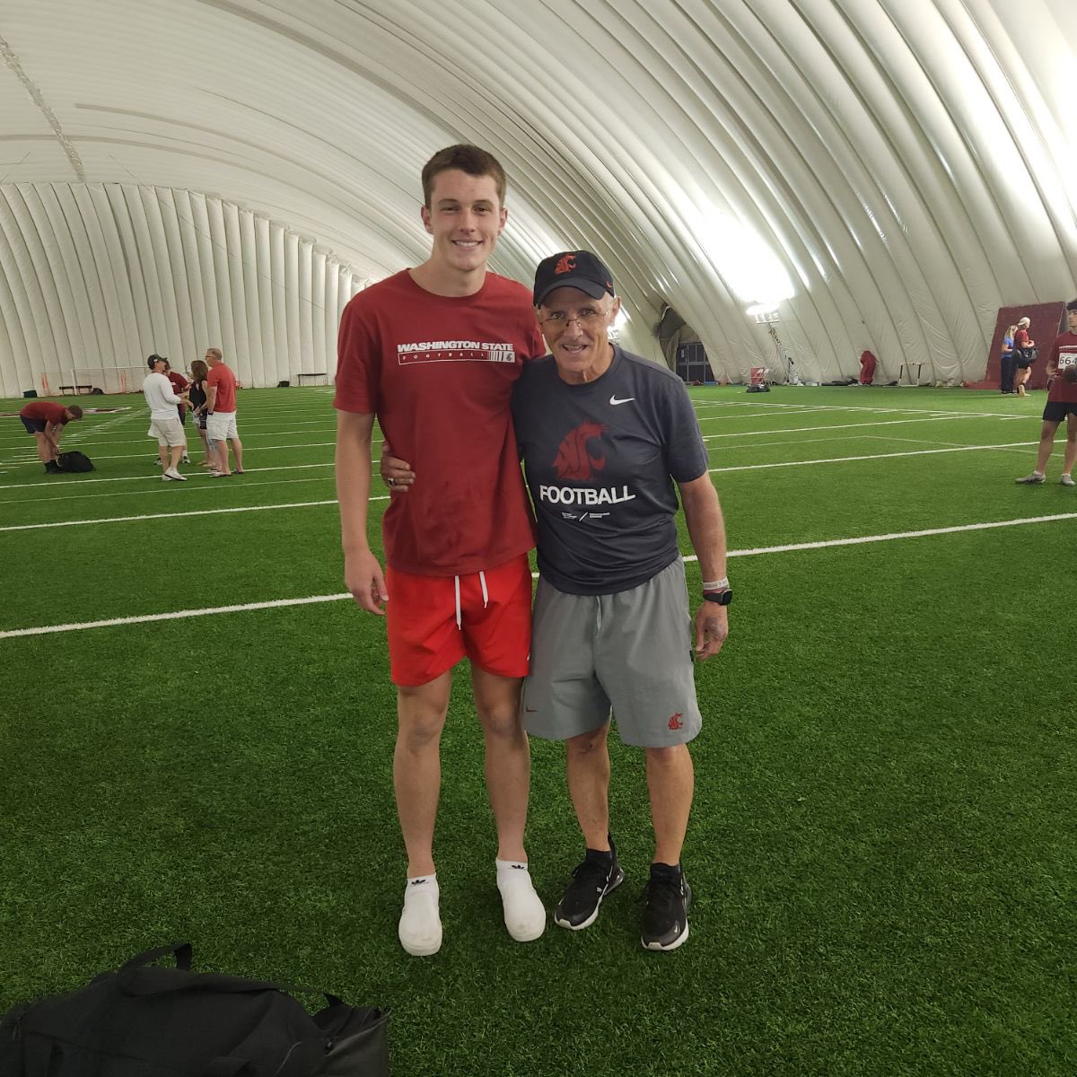 After a great workout and great conversation with @WhitworthN I am happy to say I have received an offer (PWO) from Washington State University! @CoachFerrigno @HKA_Tanalski @KohlsKicking @CoachDickert