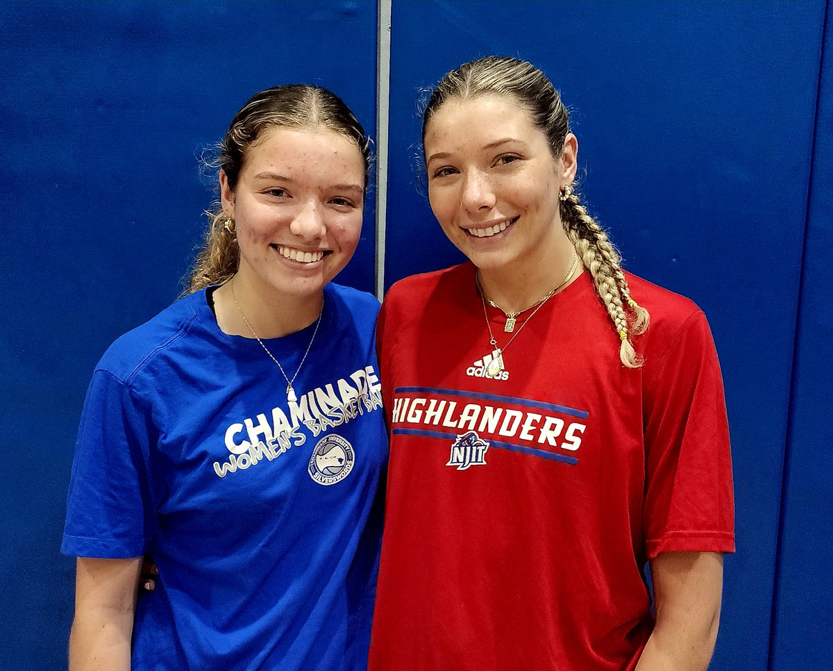 NJ Ladies Hoops (@njladieshoops) on Twitter photo NJ Ladies Hoops "SISTER BALLERS OF THE DAY"
The Squier Sisters of <a href="/PopeJohnLions/">Pope John Lions</a> & <a href="/RiseasOneAAU/">Rise as One AAU</a>
(L) Class of '27 <a href="/kyliesquier/">kyliesquier</a> is <a href="/Chaminade_Univ/">Chaminade News</a> bound -Hawaii
(R) Class of '24 Grad student <a href="/KennaSquier/">Kenna Squier</a> <a href="/NJITWBB/">NJIT Women’s Basketball</a> 4 Coaches @mlane417 & <a href="/AaronGratch/">Aaron Gratch</a> 2000 pts in HS, uber @ NJIT NJ Ladies Hoops "SISTER BALLERS OF THE DAY"
The Squier Sisters of <a href="/PopeJohnLions/">Pope John Lions</a> & <a href="/RiseasOneAAU/">Rise as One AAU</a>
(L) Class of '27 <a href="/kyliesquier/">kyliesquier</a> is <a href="/Chaminade_Univ/">Chaminade News</a> bound -Hawaii
(R) Class of '24 Grad student <a href="/KennaSquier/">Kenna Squier</a> <a href="/NJITWBB/">NJIT Women’s Basketball</a> 4 Coaches @mlane417 & <a href="/AaronGratch/">Aaron Gratch</a> 2000 pts in HS, uber @ NJIT