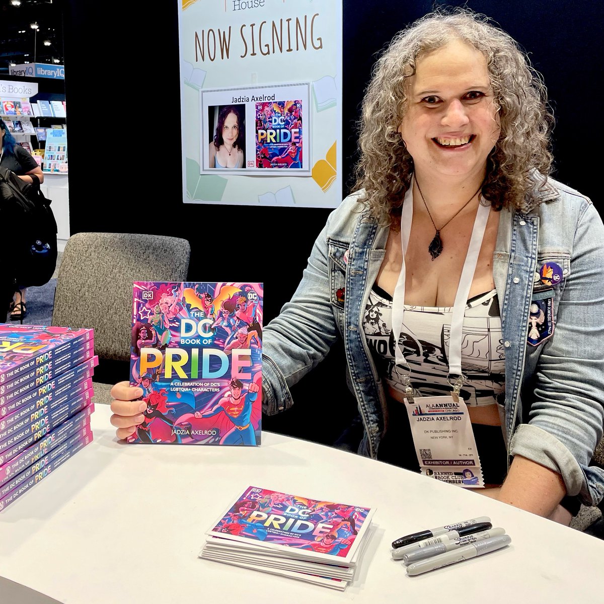 I signed a lot of books at #ALAAC2023 today and had a just a fantastic time doing it.