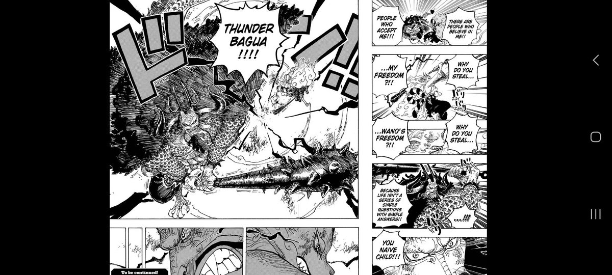 @originalpidgy @jujutough Bro Law and broken bones Zoro took Kaidou's acoc attack. Kaidou's acoc is stronger than BM's acoc and both were just fine.

Also Yamato literally matched Kaidou's acoc after he said he wouldn't hold back. Yamato is not that much weaker than Hybrid Kaido.