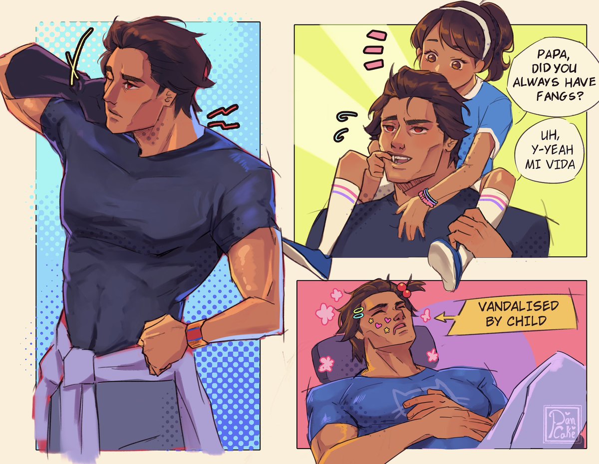 Soft girl-dad and his lil girl 🌷✨⚽️
#MiguelOHara #AcrossTheSpiderverse