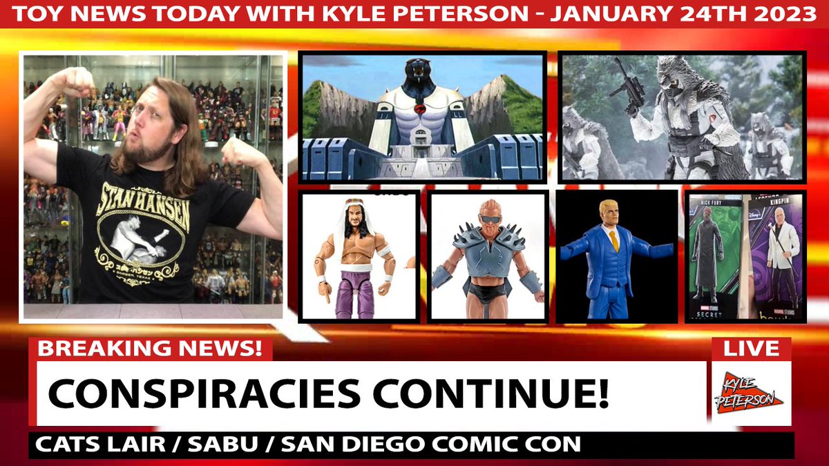 Toy News for the Week of June 18th 2023! Conspiracies Know No End!  youtu.be/j1ET0g53C6E #toynews #toys #toy #scratchthatfigureitch #wrestling #gijoe #s7 #mattel #hasbro #neca #toy #sabu #thundercats #vodyrhodes #elitesquad #gijoeclassified #gijoeclassified #conspiracytheory