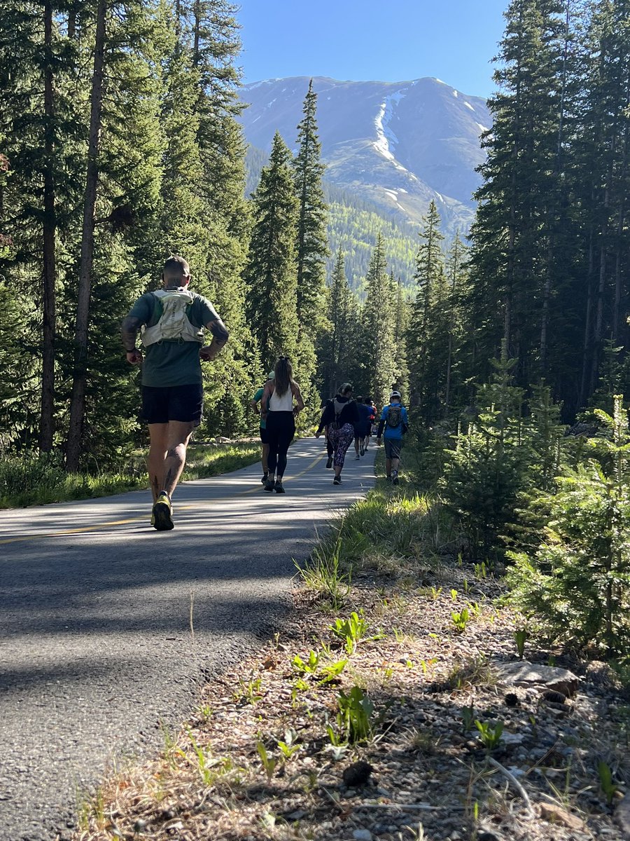 For my 55th birthday today I ran a half marathon in Colorado at the Continental Divide. A beautiful way to celebrate the double nickel. ♥️