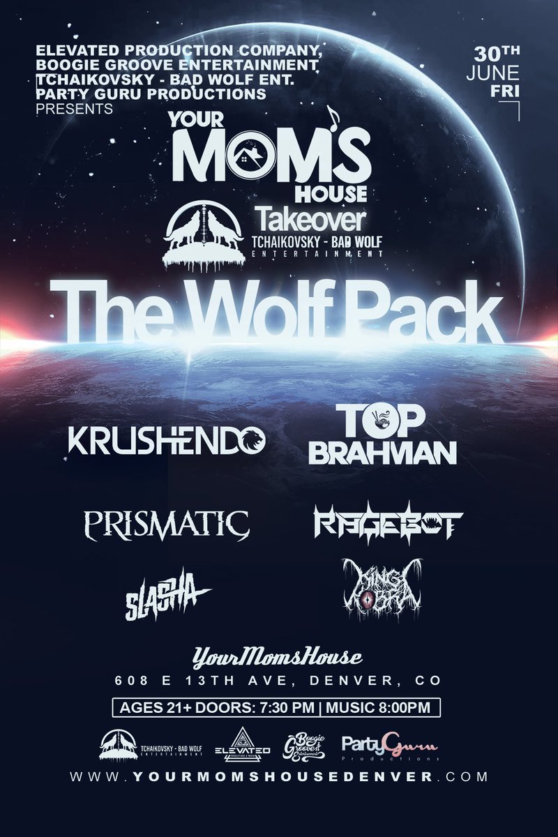 King Kobra Official (@kingkobramusic) on Twitter photo I will be playing at <a href="/YourMomsHouseCO/">Your Mom's House</a> with <a href="/krushendo/">Krushendo</a> <a href="/TopBrahman/">Top Brahman</a> <a href="/PrismaticTunes/">Yvng Priz</a> <a href="/RageBot_Dubstep/">Rage-Bot Dubstep | SUBSIDIA</a> and <a href="/SLASHAMUSIC/">Slash Daddy 🔪</a> on June 30th!
SEE YOU ALL THERE!!!
Use “KING KOBRA” when checking out on tickets to get 10% off your total!
Ticket link on my website. I will be playing at <a href="/YourMomsHouseCO/">Your Mom's House</a> with <a href="/krushendo/">Krushendo</a> <a href="/TopBrahman/">Top Brahman</a> <a href="/PrismaticTunes/">Yvng Priz</a> <a href="/RageBot_Dubstep/">Rage-Bot Dubstep | SUBSIDIA</a> and <a href="/SLASHAMUSIC/">Slash Daddy 🔪</a> on June 30th!
SEE YOU ALL THERE!!!
Use “KING KOBRA” when checking out on tickets to get 10% off your total!
Ticket link on my website.