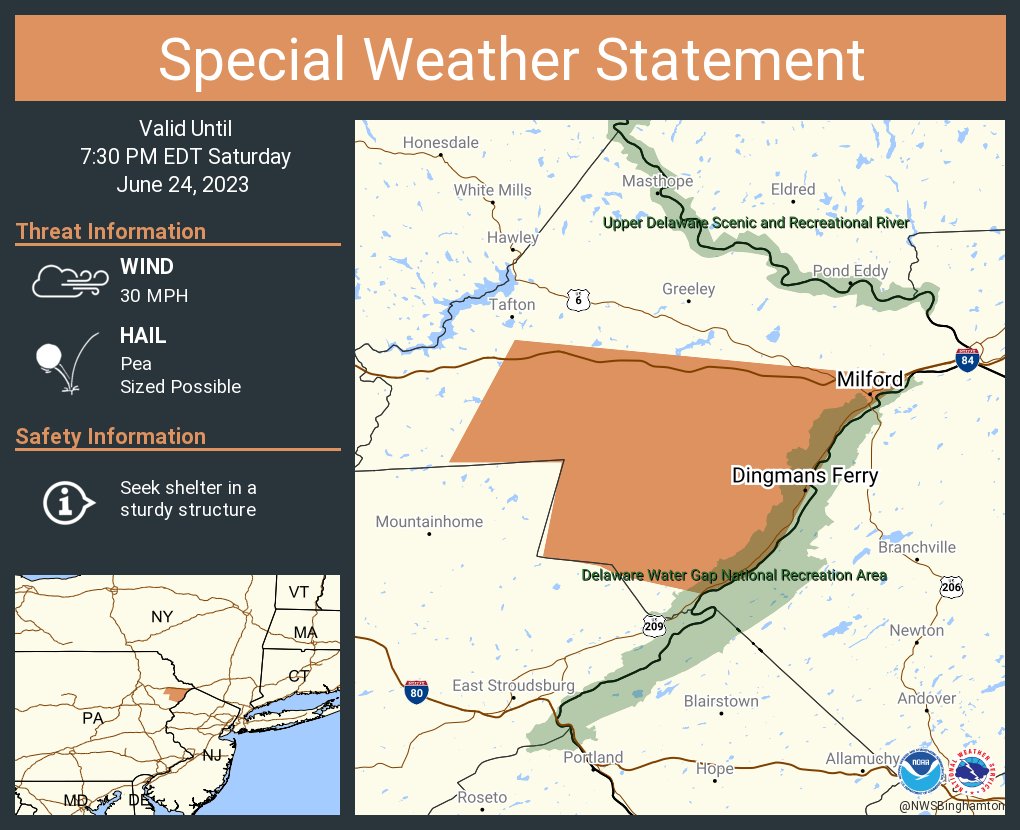 NWS Binghamton on Twitter "A special weather statement has been issued