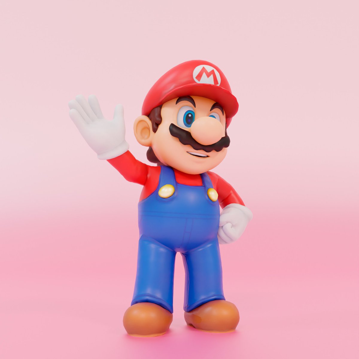 Finally! My Mario 3D model is complete. This was actually harder to me to model than other characters. Anyway, Letsa Go!
#mario #blender3d #fanart #MarioBros #b3d #3dart