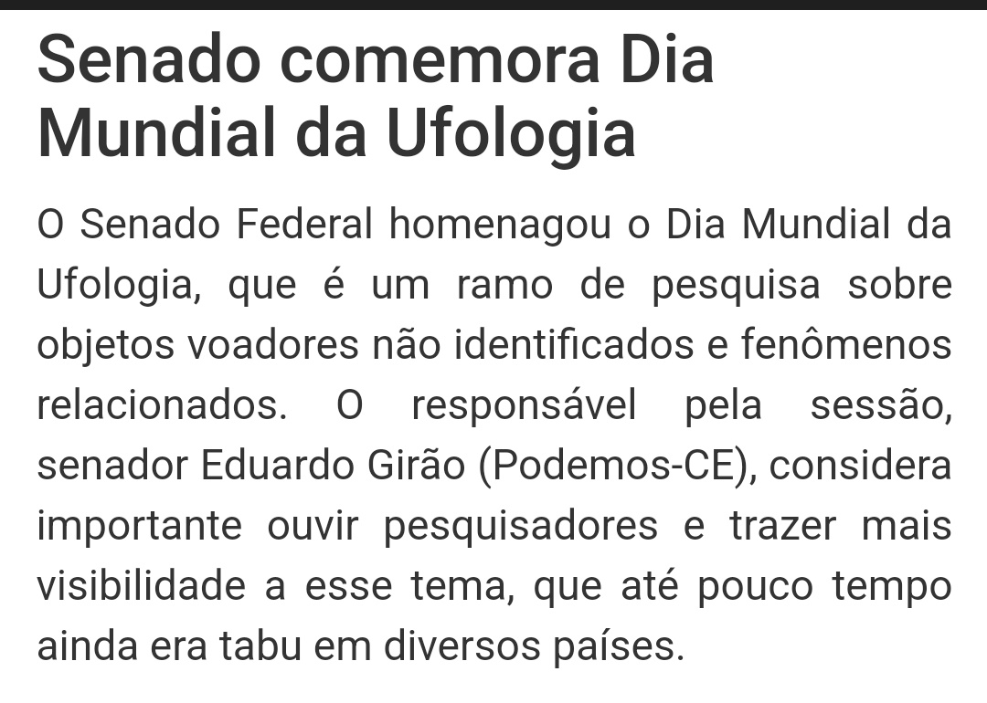 Feliz dia mundial da ufologia pra vocês 🛸