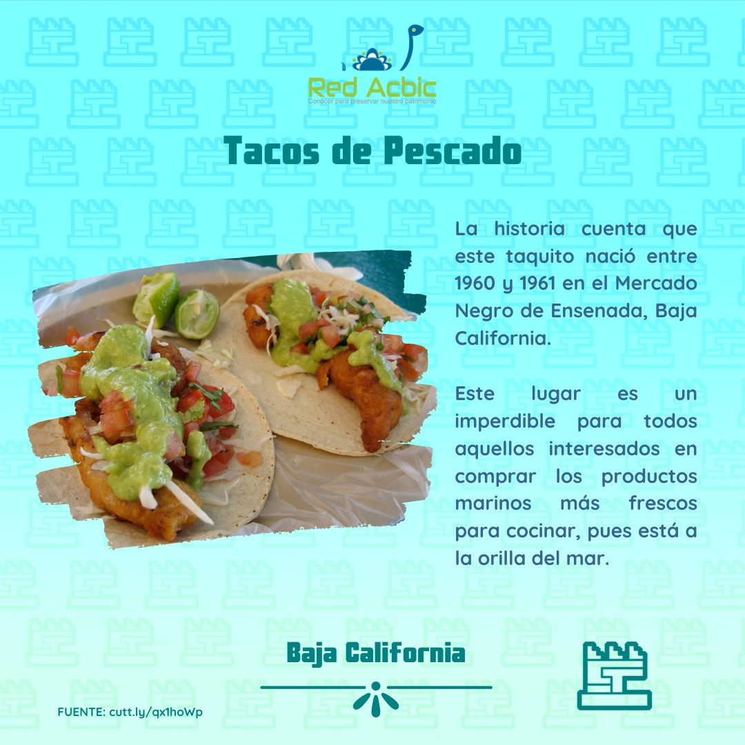 RedACBIC's tweet photo. ¡También podemos disfrutar del #pescado en tacos!
#Cualli #ABCdeMéxico #BajaCalifornia #RedACBIC 🌮🐟🌮
✅ Para más información: https://t.co/MUimoi8s4h
🌐🍃 Conoce más y súmate: https://t.co/rZn2H5HNMz https://t.co/7OopdGsxpN