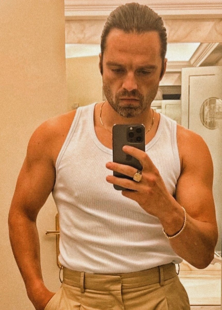 Sebastian Stan just made sure he is getting the next Sexiest Man Alive title. It's all yours, KING! 👑🔥👑