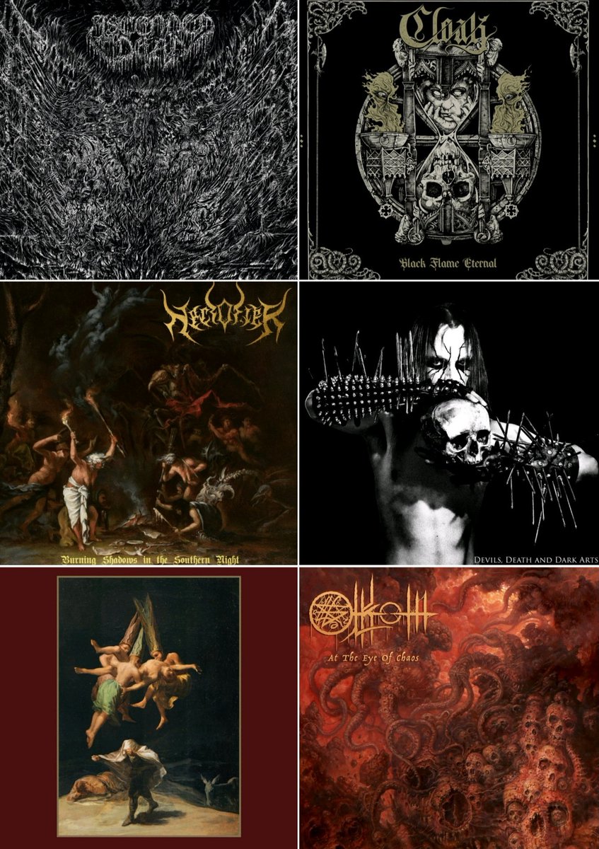 vanessadenn_'s tweet photo. 🤘🎧 Agregados a favoritos del año: #AscendedDead #Olkoth #Necrofier #Cloak #Thantifaxath #Helleruin https://t.co/90DXWoapQ9