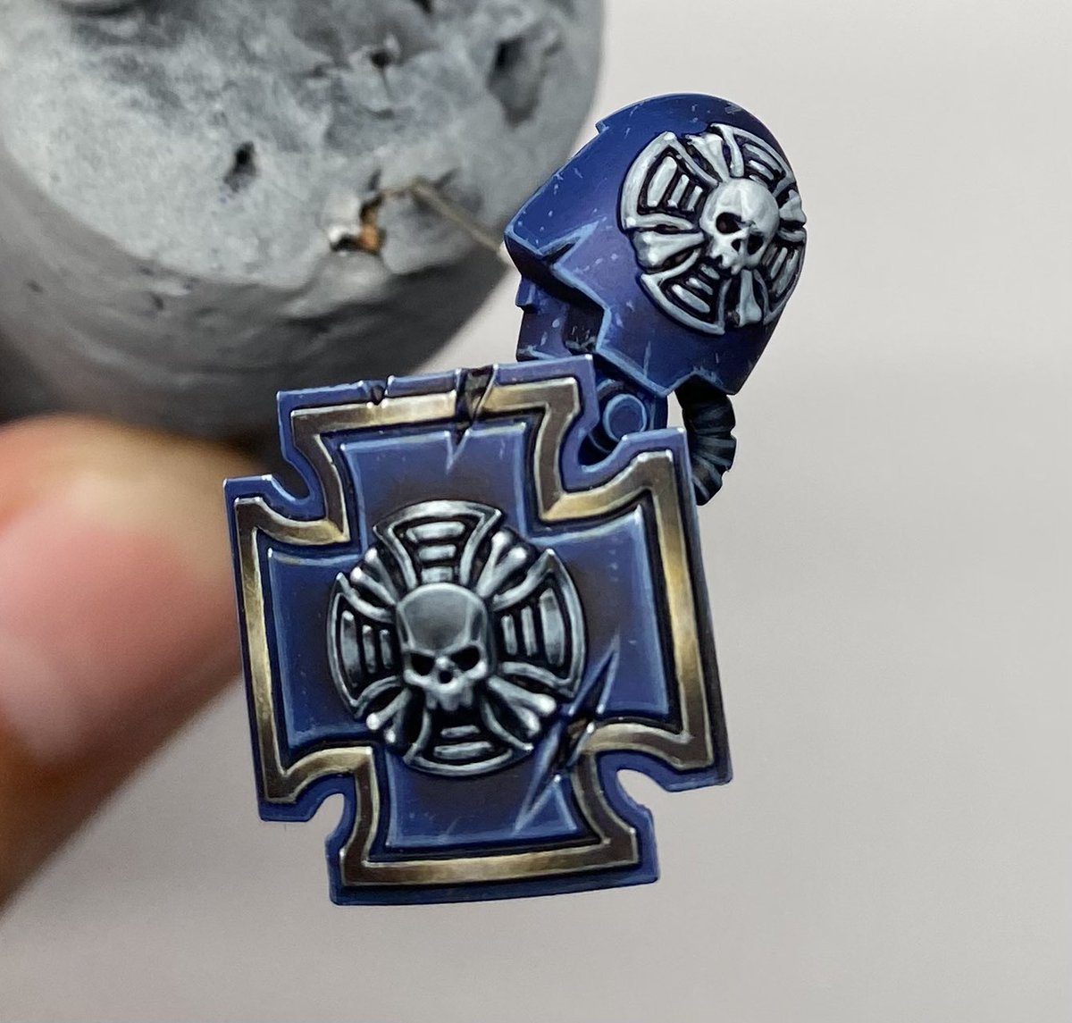 Ultramarines WIP. 

#WarhammerCommunity #40KLeviathan