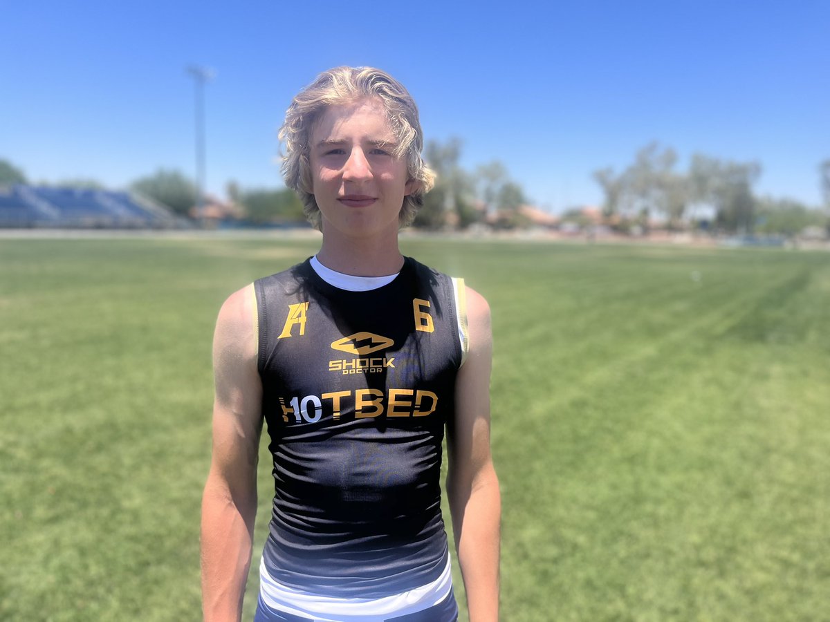 Future4QB's tweet photo. CONGRATULATIONS: Grayson Thurston @GrayThurston1 on being the 2028 QB MVP. The Shelby Township, Michigan product had a great two days competing. #Blackshirts #Future4 #hotbedworld https://t.co/Z1R36HSMKD